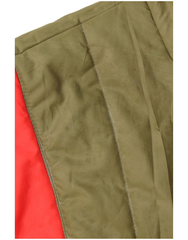 Carrera Mens Padded Gilet UK 40 Large Khaki Colourblock Polyester