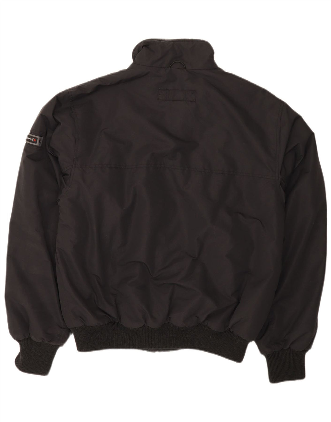 Canadiens Mens Bomber Jacket UK 42 XL Black Nylon