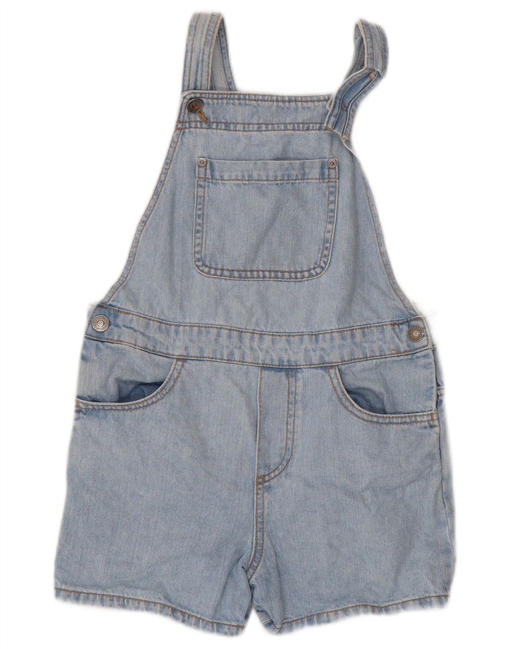 BENETTON Womens Dungarees Denim Shorts W26 Small Blue