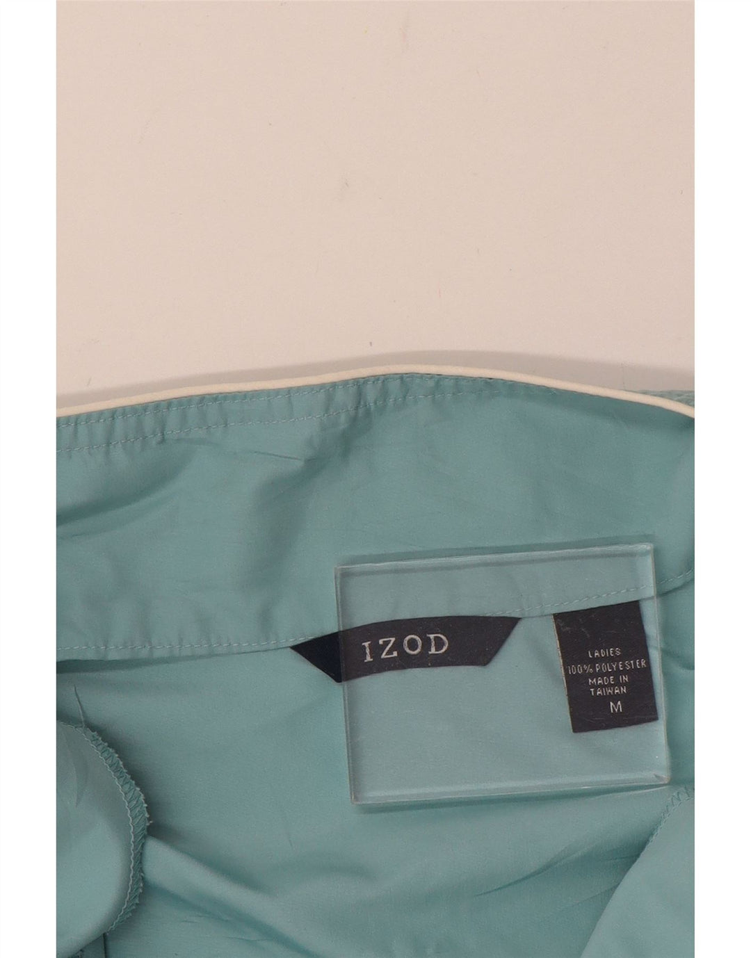 IZOD Mens Zip Neck Pullover Tracksuit Top Medium Blue Polyester