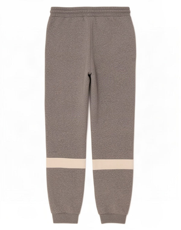 Fila Mens Graphic Tracksuit Trousers Joggers Small Grey Colourblock Cotton
