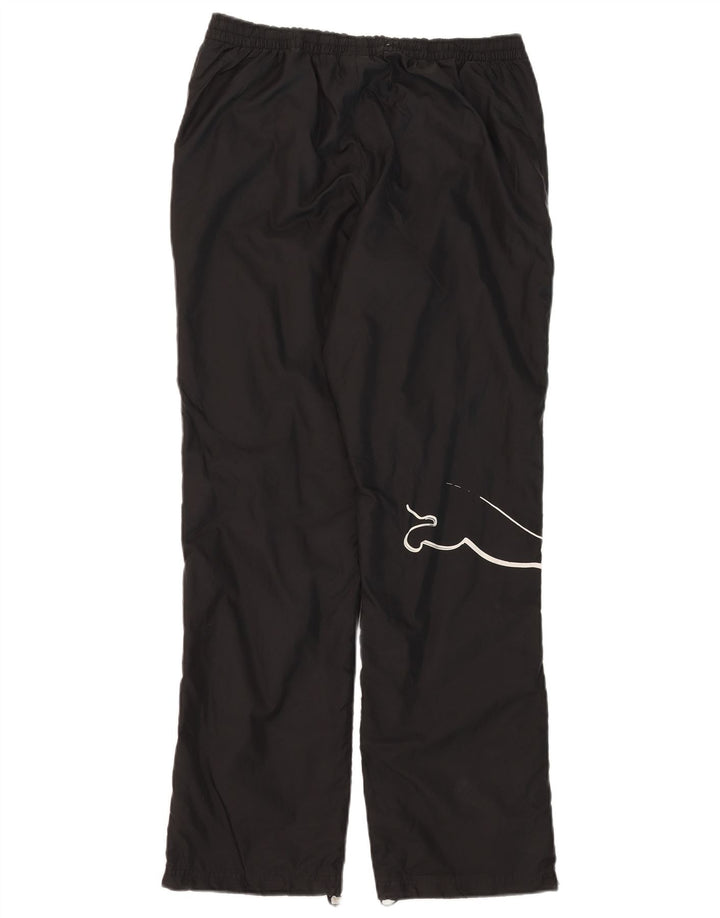 Puma Mens Graphic Tracksuit Trousers Medium  Black Polyamide