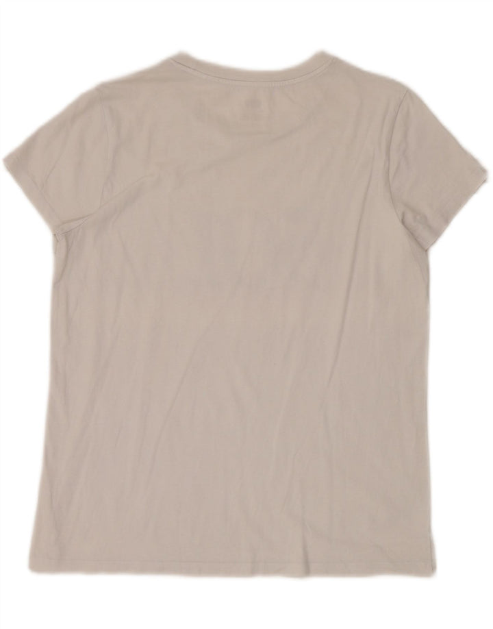 LEVI'S Womens Graphic T-Shirt Top UK 14 Medium White