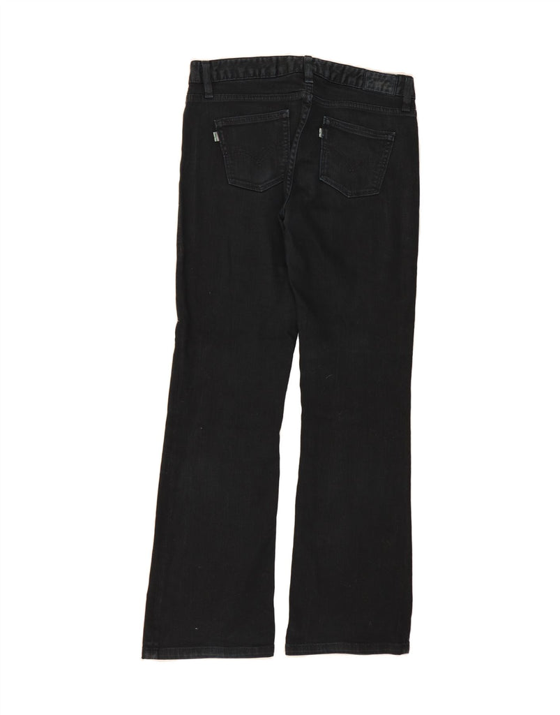LEVI'S Womens 533 Mid Rise Bootcut Jeans US 6 Medium W28 L31 Black Cotton Vintage Levi's and Second-Hand Levi's from Messina Hembry 