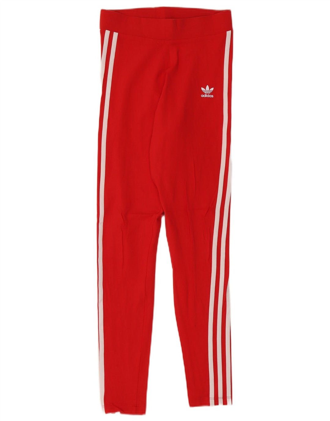 Adidas Womens Leggings UK 10 Small Red Cotton