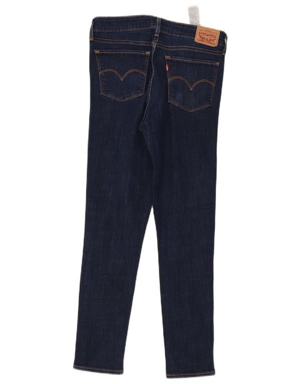 Levi's Womens 711 Skinny Jeans W29 L28 Navy Blue Cotton