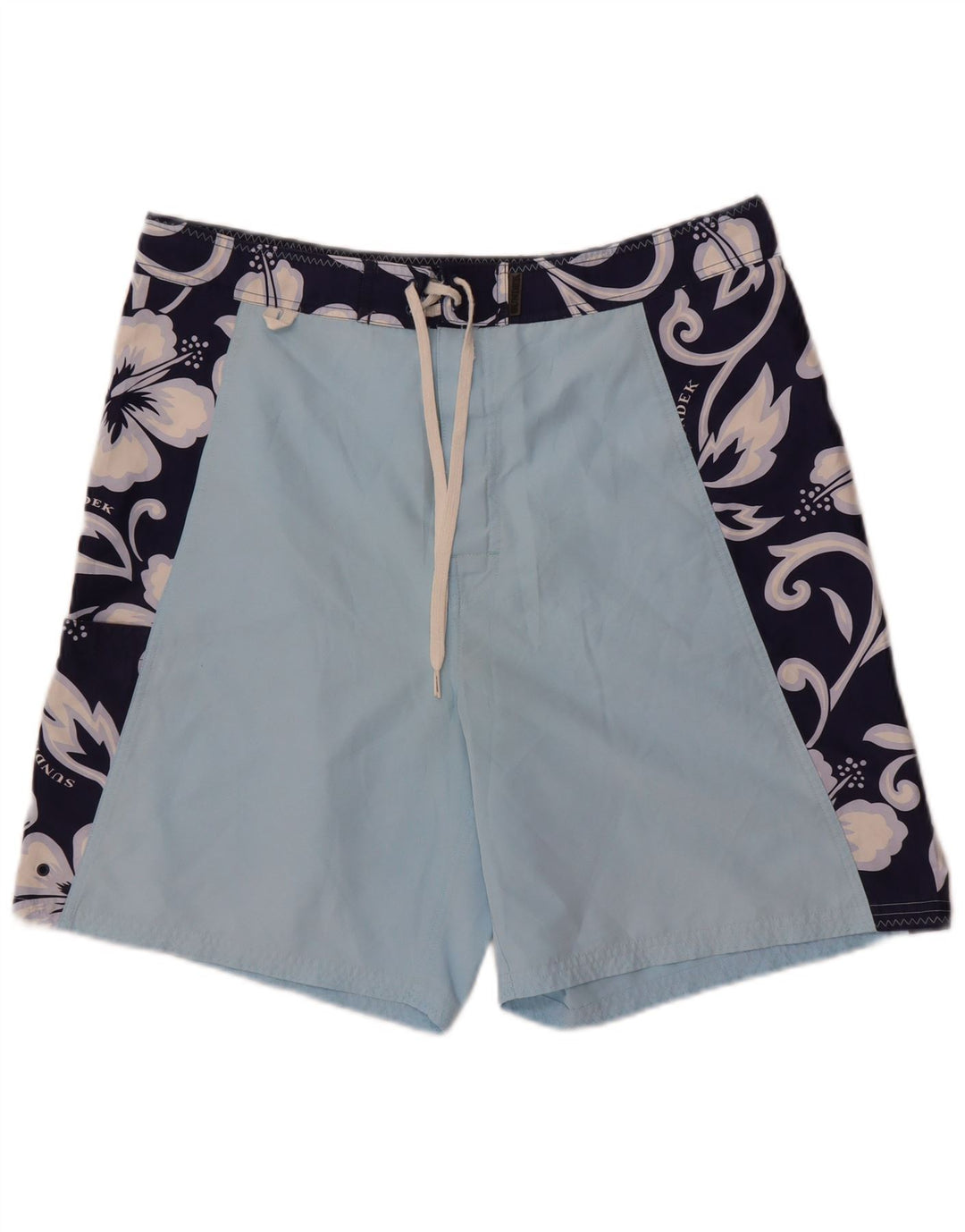 Sundek Mens Swimming Shorts XL  Blue Floral Polyester