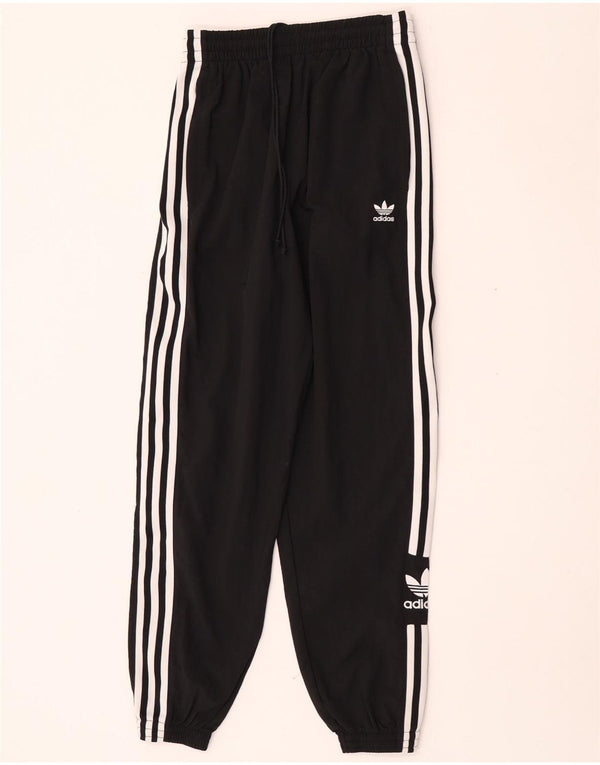 Adidas Womens Primegreen Tracksuit Trousers Joggers UK 6 XS Black Polyamide