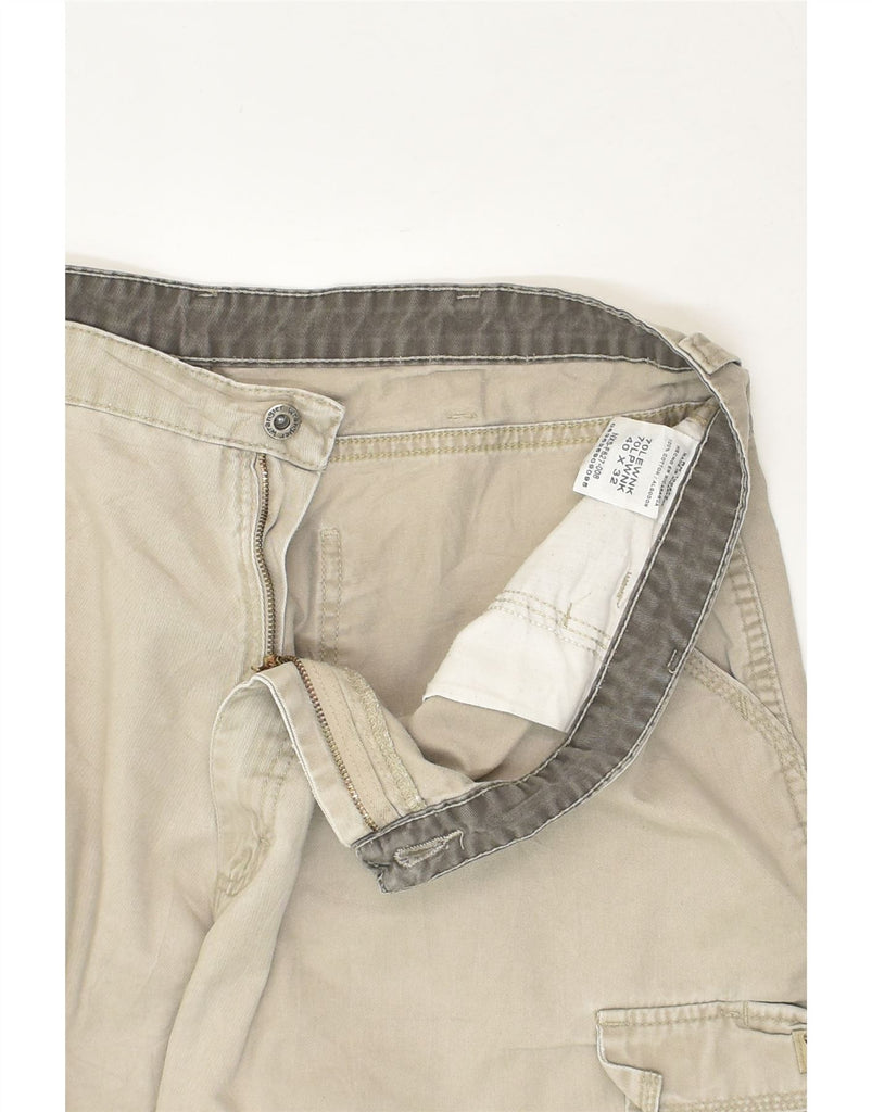 WRANGLER Mens Straight Cargo Trousers W40 L32 Beige Cotton | Vintage Wrangler | Thrift | Second-Hand Wrangler | Used Clothing | Messina Hembry 