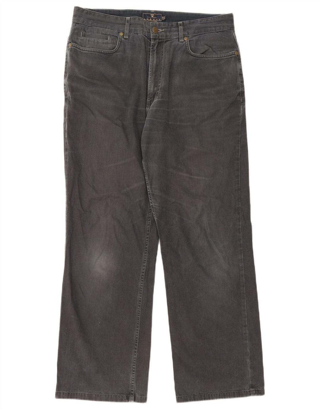 Marks & Spencer Mens Blue Harbour Straight Jeans W34 L29 Black Cotton