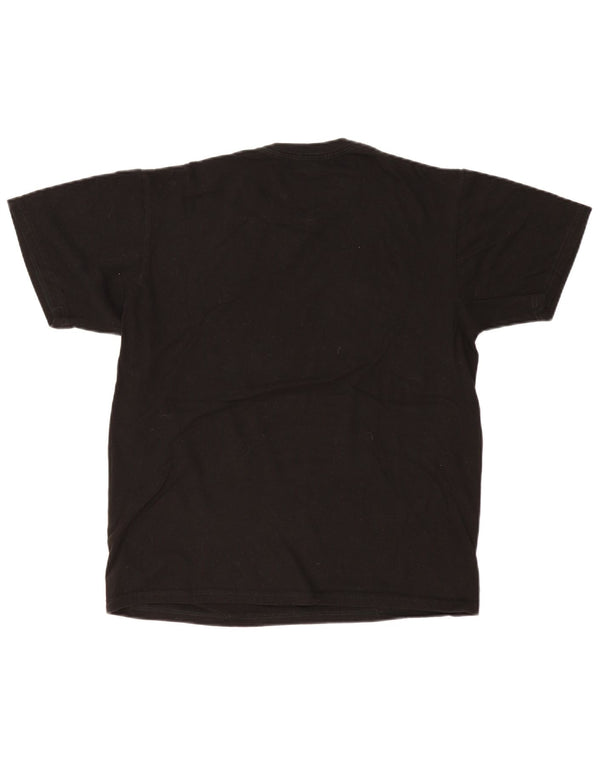 Hard Rock Cafe Mens Vienna Graphic T-Shirt Top Medium Black Cotton