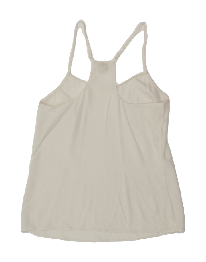 J. CREW Womens Sleeveless Cami Top US 6 Medium White Vintage J. Crew and Second-Hand J. Crew from Messina Hembry 
