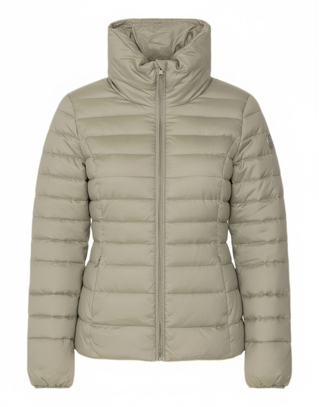 Conte of Florence Womens Padded Jacket IT 44 Medium Green Polyester