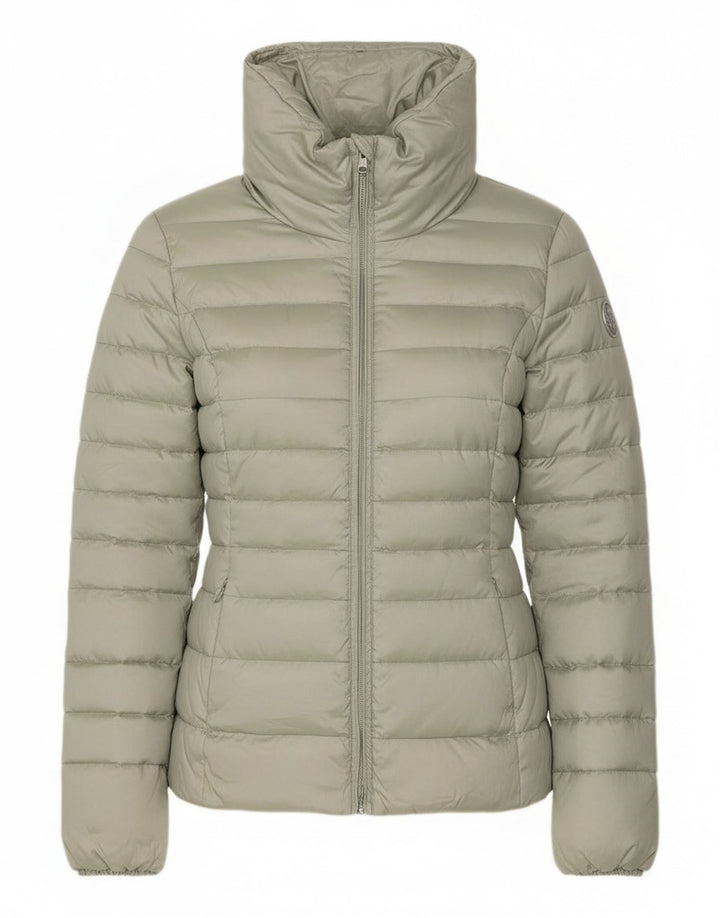 Conte of Florence Womens Padded Jacket IT 44 Medium Green Polyester