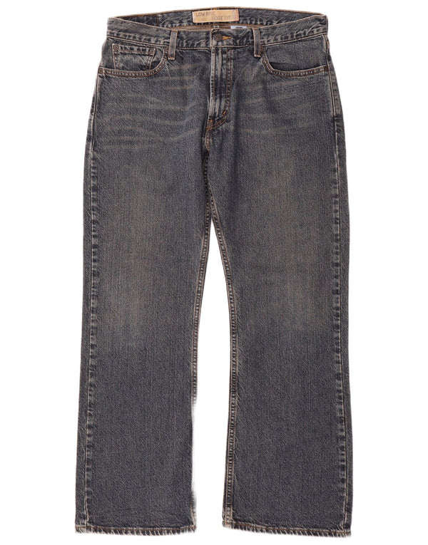Levi's Mens 527 Low Waist Bootcut Jeans W34 L30 Blue Cotton