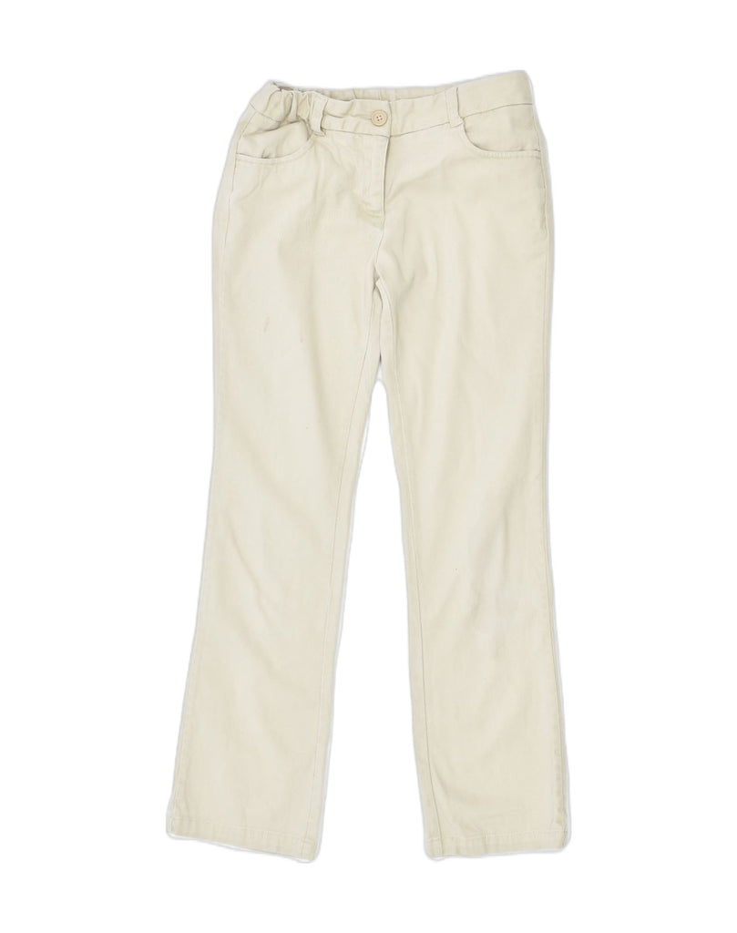 NAUTICA Girls Straight Casual Trousers 9-10 Years W22 L26 Beige Cotton | Vintage Nautica | Thrift | Second-Hand Nautica | Used Clothing | Messina Hembry 