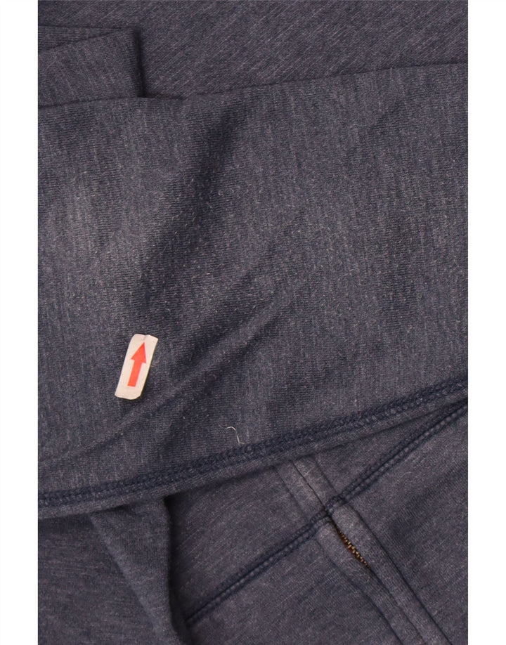 Levi's Mens Zip Hoodie Sweater Small Navy Blue Flecked Cotton