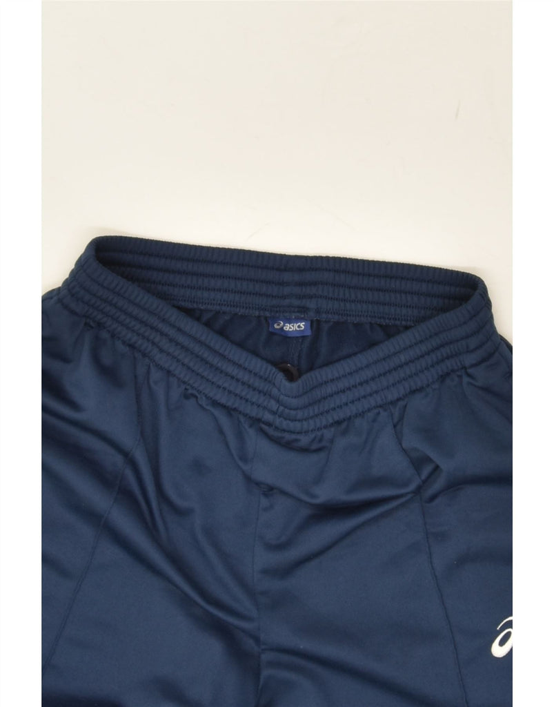 ASICS Womens Tracksuit Trousers XS Navy Blue | Vintage Asics | Thrift | Second-Hand Asics | Used Clothing | Messina Hembry 