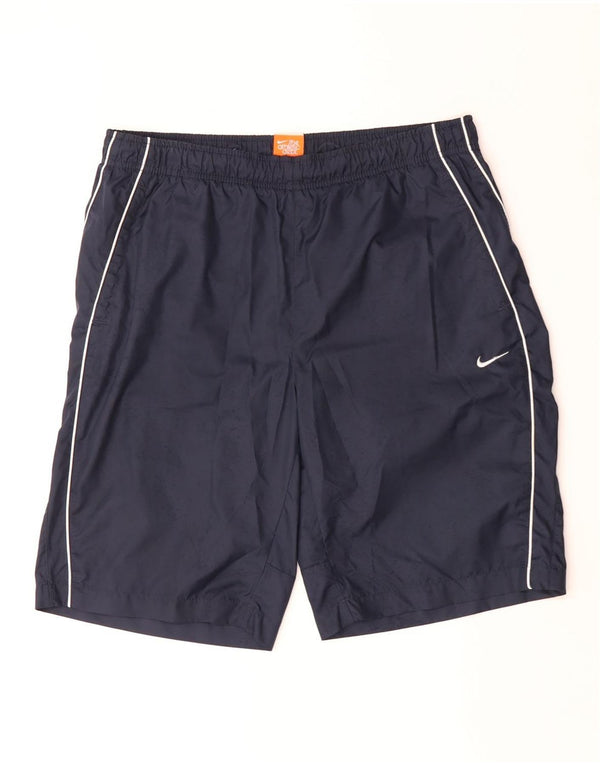 Nike Mens Sport Shorts Medium  Navy Blue Polyester