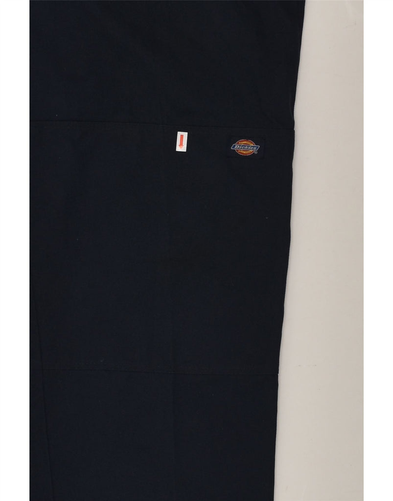 DICKIES Mens Straight Casual Trousers W38 L32 Navy Blue Polyester | Vintage Dickies | Thrift | Second-Hand Dickies | Used Clothing | Messina Hembry 