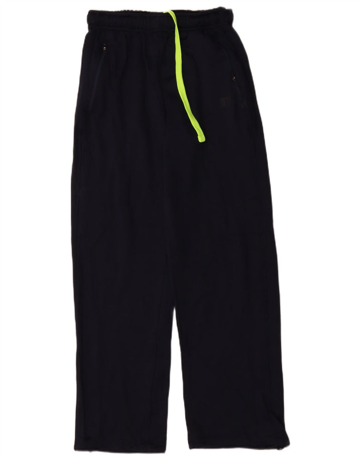 RUSSELL ATHLETIC Mens Tracksuit Trousers Small  Navy Blue Polyester
