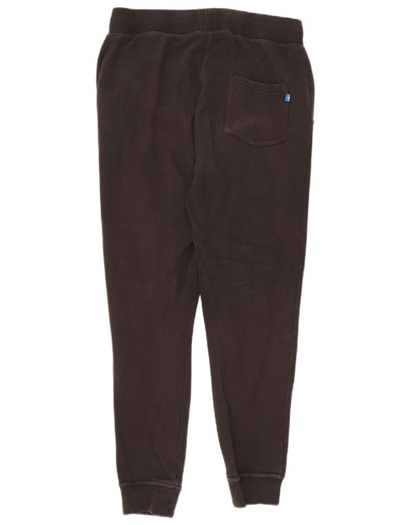 Adidas Womens Graphic Tracksuit Trousers Joggers UK 14 Medium Black Cotton