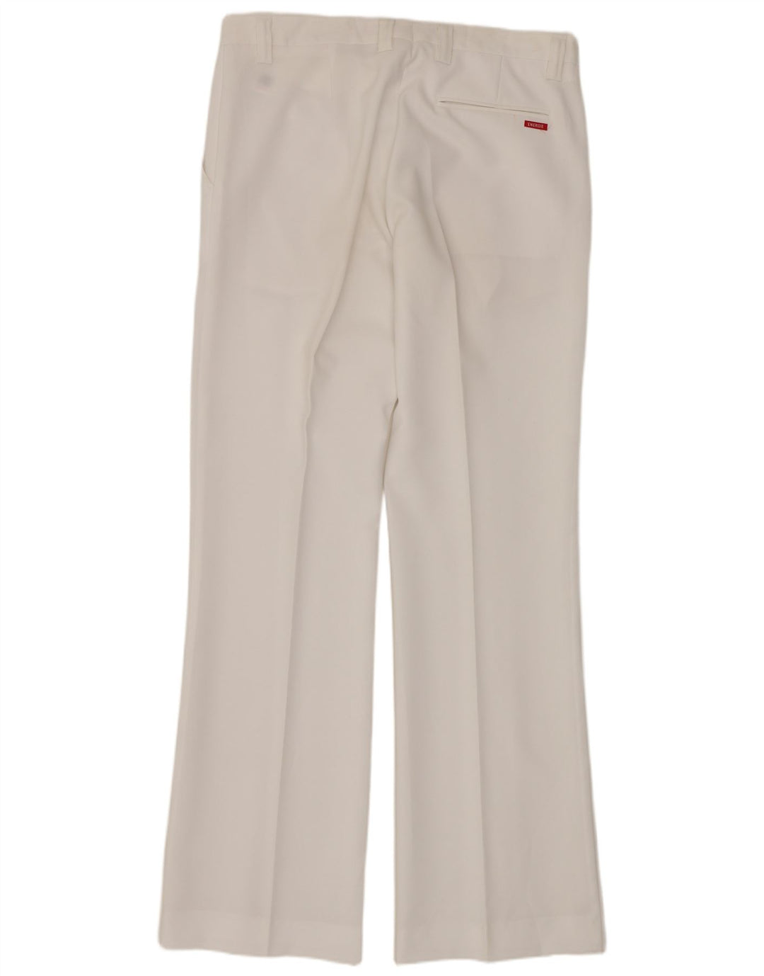 Energie Mens Straight Chino Trousers W36 L34 White Polyester