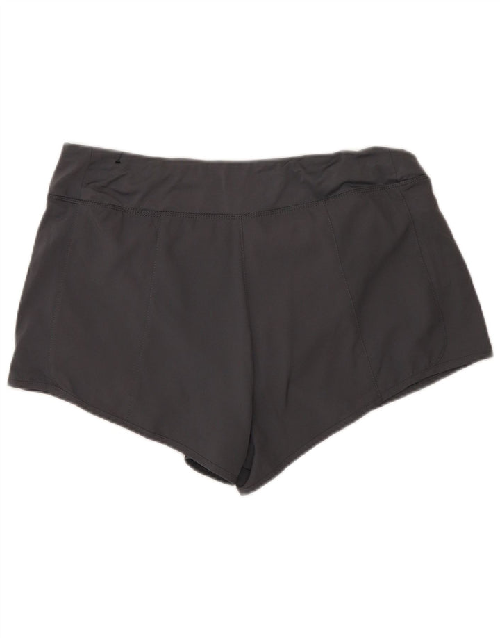 Reebok Womens Sport Shorts UK 16 Large Grey Polyester