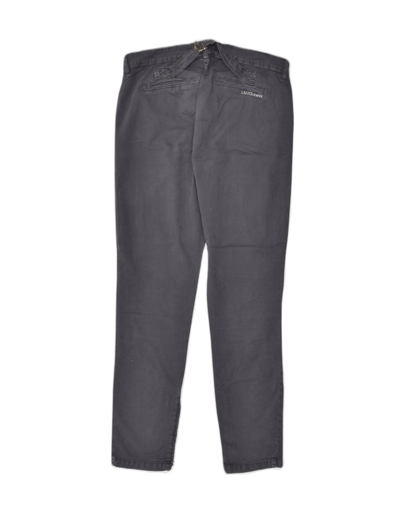 LIU JO Womens Slim Chino Trousers W28 L29 Grey Cotton | Vintage Liu Jo | Thrift | Second-Hand Liu Jo | Used Clothing | Messina Hembry 