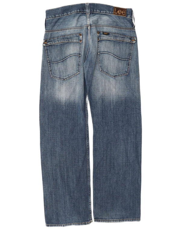 Lee Mens Grant Watch Wide Leg Jeans W30 L32 Blue Cotton