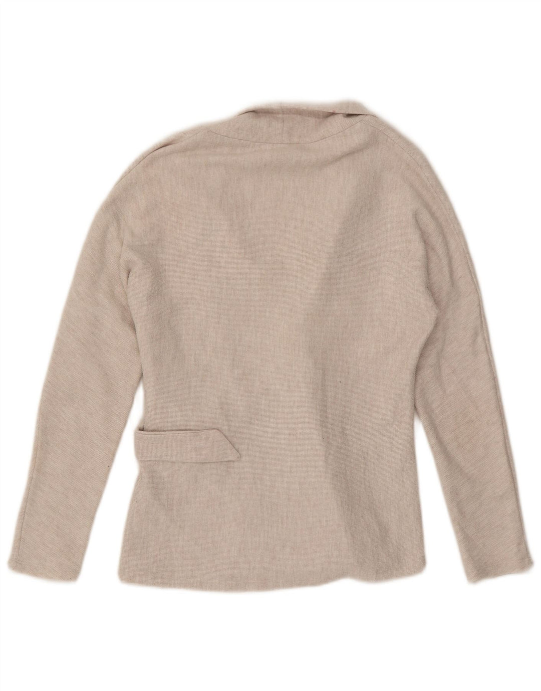 Phase Eight Womens Wrap Cardigan Sweater UK 10 Small Beige Polyester