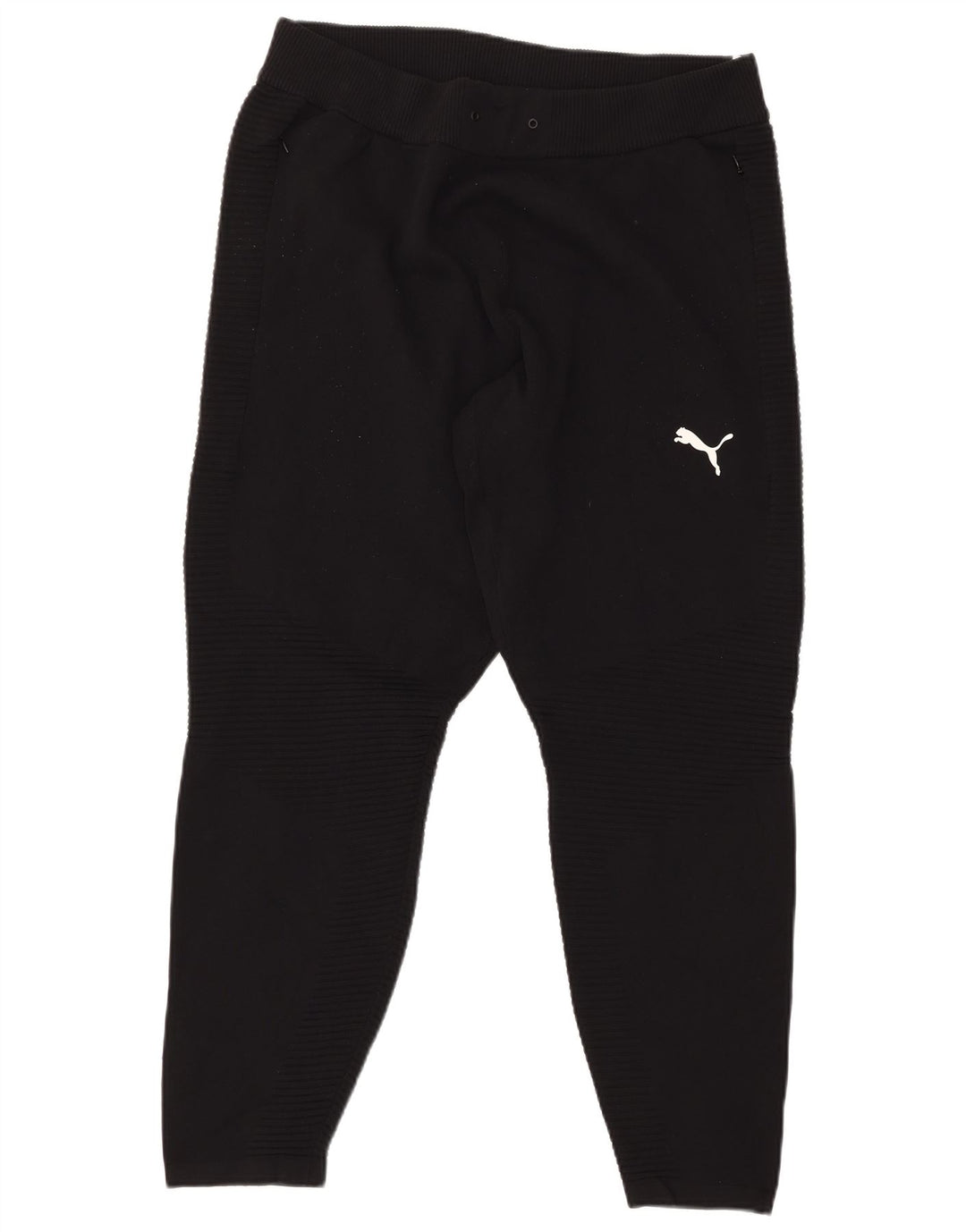 PUMA Mens Tracksuit Trousers Joggers XL  Black Nylon