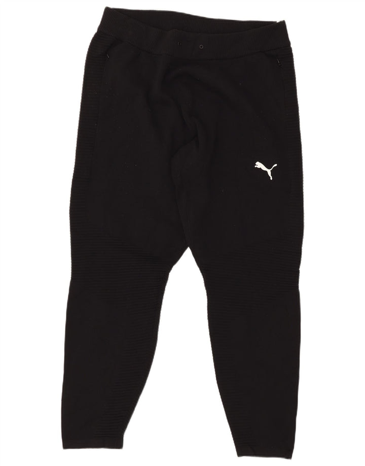 PUMA Mens Tracksuit Trousers Joggers XL  Black Nylon