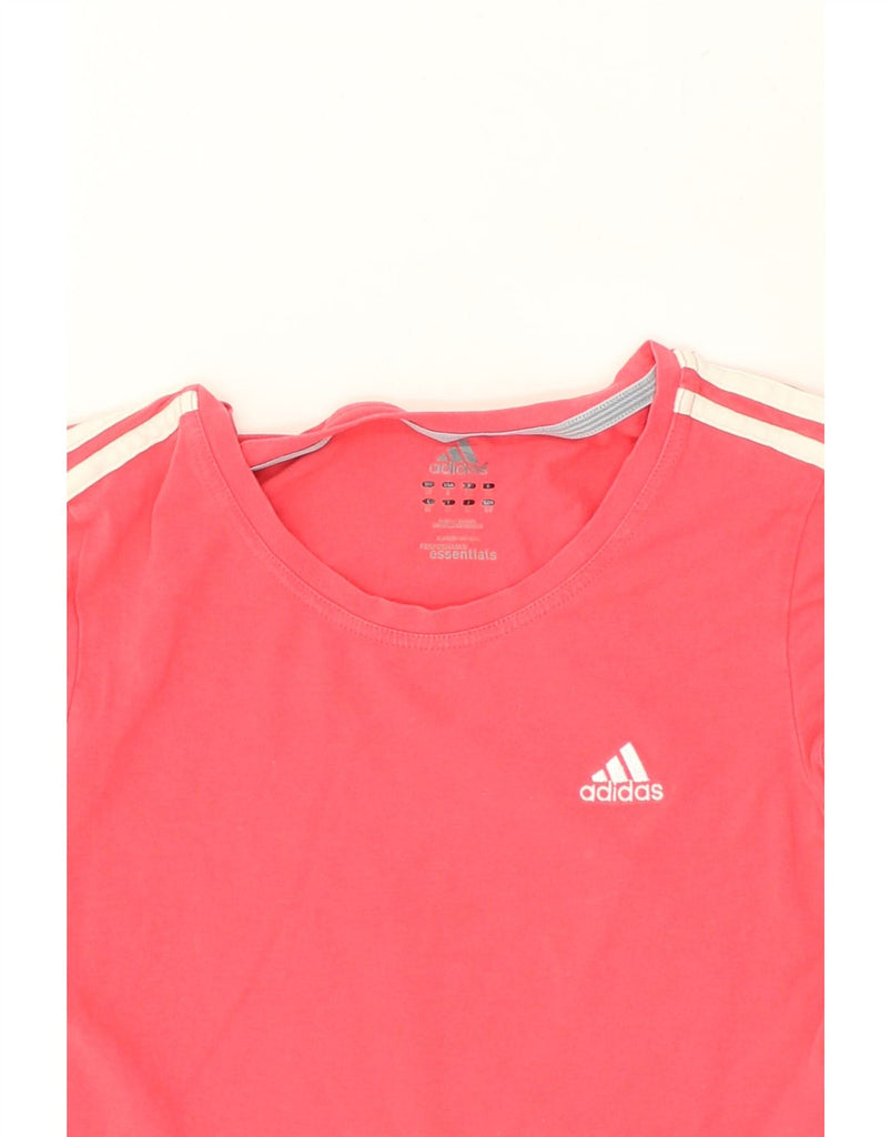 ADIDAS Womens T-Shirt Top UK 10 Small Pink | Vintage Adidas | Thrift | Second-Hand Adidas | Used Clothing | Messina Hembry 