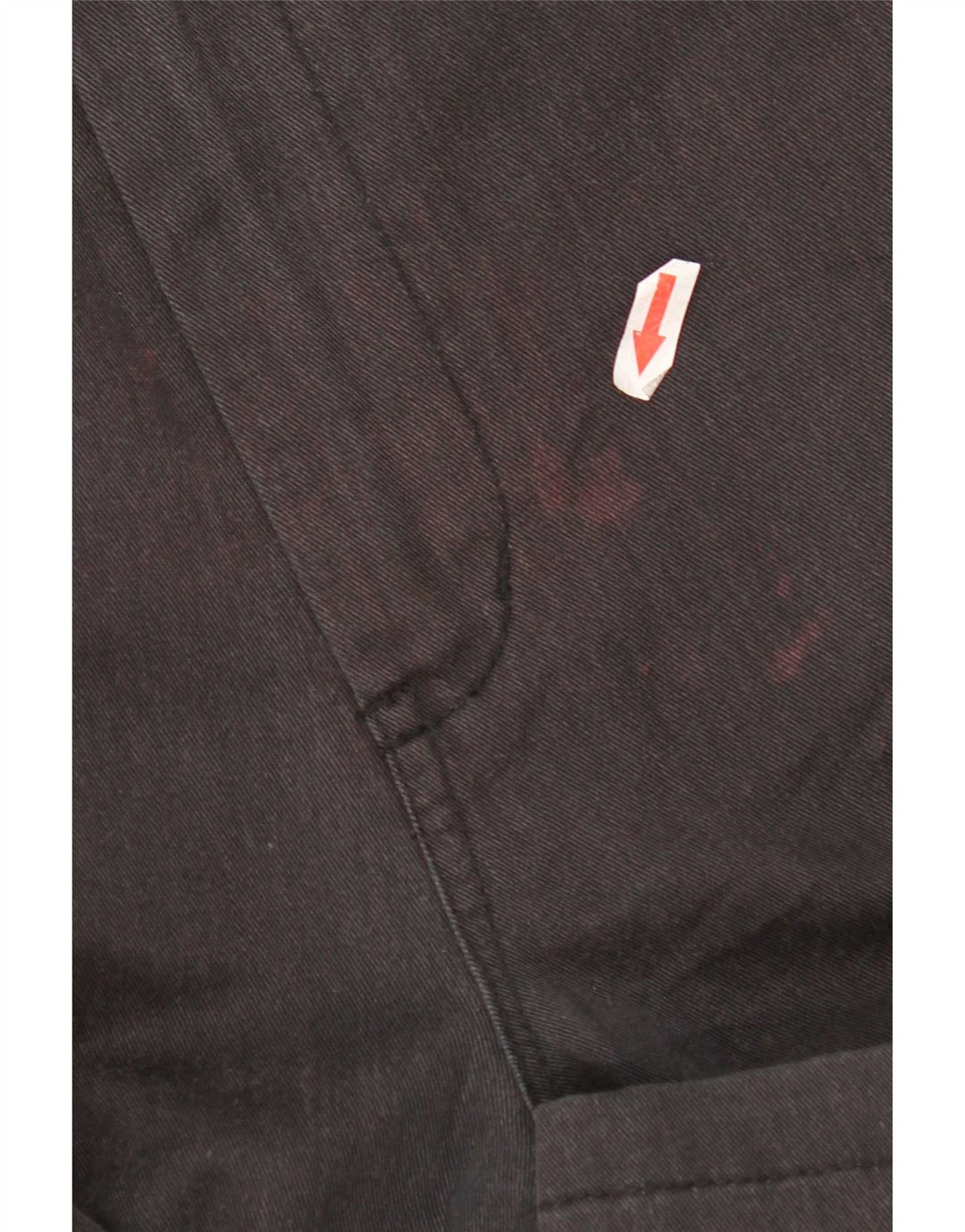 Dickies Mens Straight Cargo Trousers W36 L30 Black Polyester