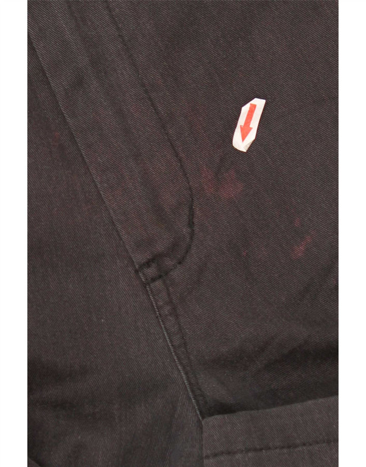 Dickies Mens Straight Cargo Trousers W36 L30 Black Polyester