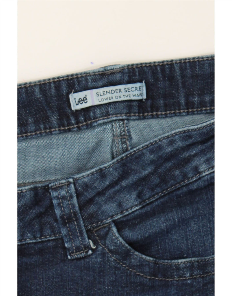 LEE Womens Slender Secret Capri Jeans US 18 2XL W36 L20 Navy Blue Cotton Vintage Lee and Second-Hand Lee from Messina Hembry 
