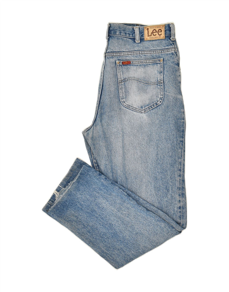 LEE Mens Straight Jeans W34 L30 Blue Cotton | Vintage Lee | Thrift | Second-Hand Lee | Used Clothing | Messina Hembry 