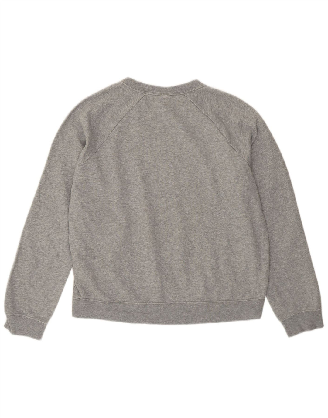 Nike Womens Loose Fit Sweatshirt Jumper UK 12 Medium Grey Cotton