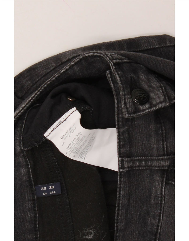 ARMANI Womens Skinny Jeans W29 L34 Grey Cotton Vintage Armani and Second-Hand Armani from Messina Hembry 