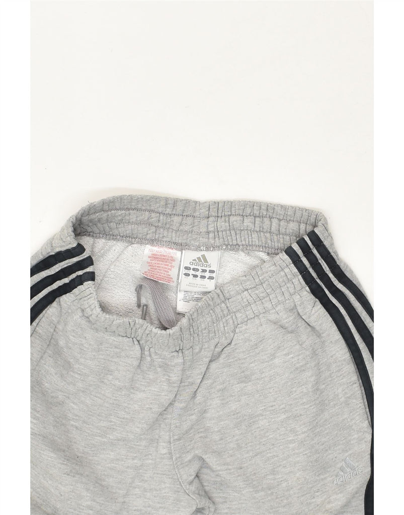 ADIDAS Boys Tracksuit Trousers Joggers 11-12 Years Grey Cotton | Vintage Adidas | Thrift | Second-Hand Adidas | Used Clothing | Messina Hembry 