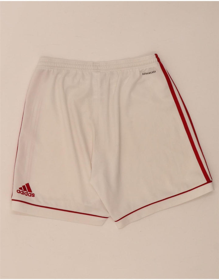 ADIDAS Mens Aeroready Sport Shorts Small  White Polyester