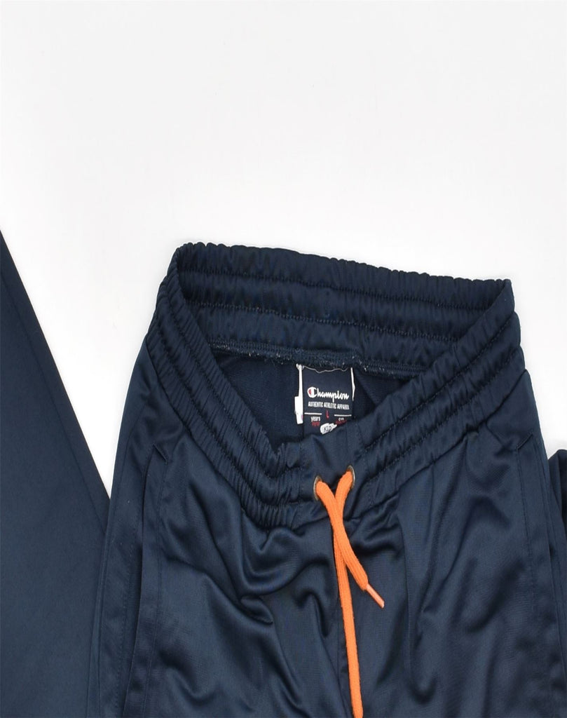 CHAMPION Boys Tracksuit Trousers Joggers 11-12 Years Large Navy Blue | Vintage | Thrift | Second-Hand | Used Clothing | Messina Hembry 