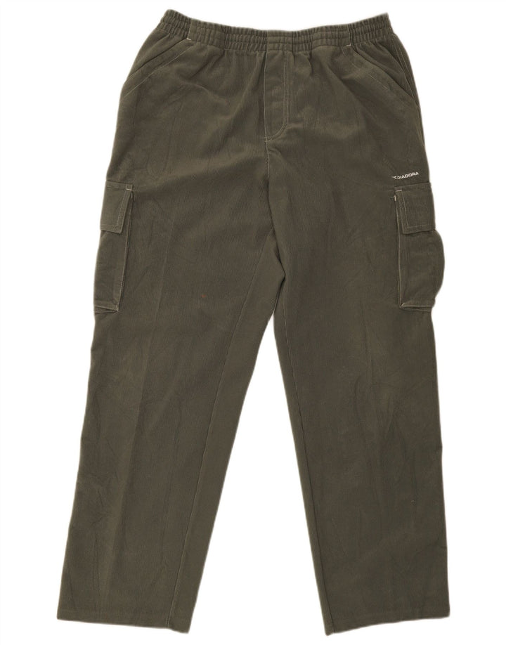Diadora Mens Cargo Tracksuit Trousers UK 42 Large  Khaki Polyester