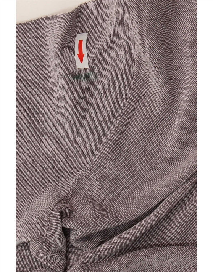 Wrangler Mens Polo Shirt Medium Grey Cotton