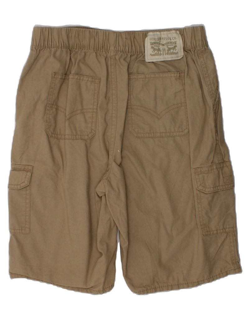 LEVI'S Boys Cargo Shorts 12-13 Years W26  Brown Cotton | Vintage Levi's | Thrift | Second-Hand Levi's | Used Clothing | Messina Hembry 