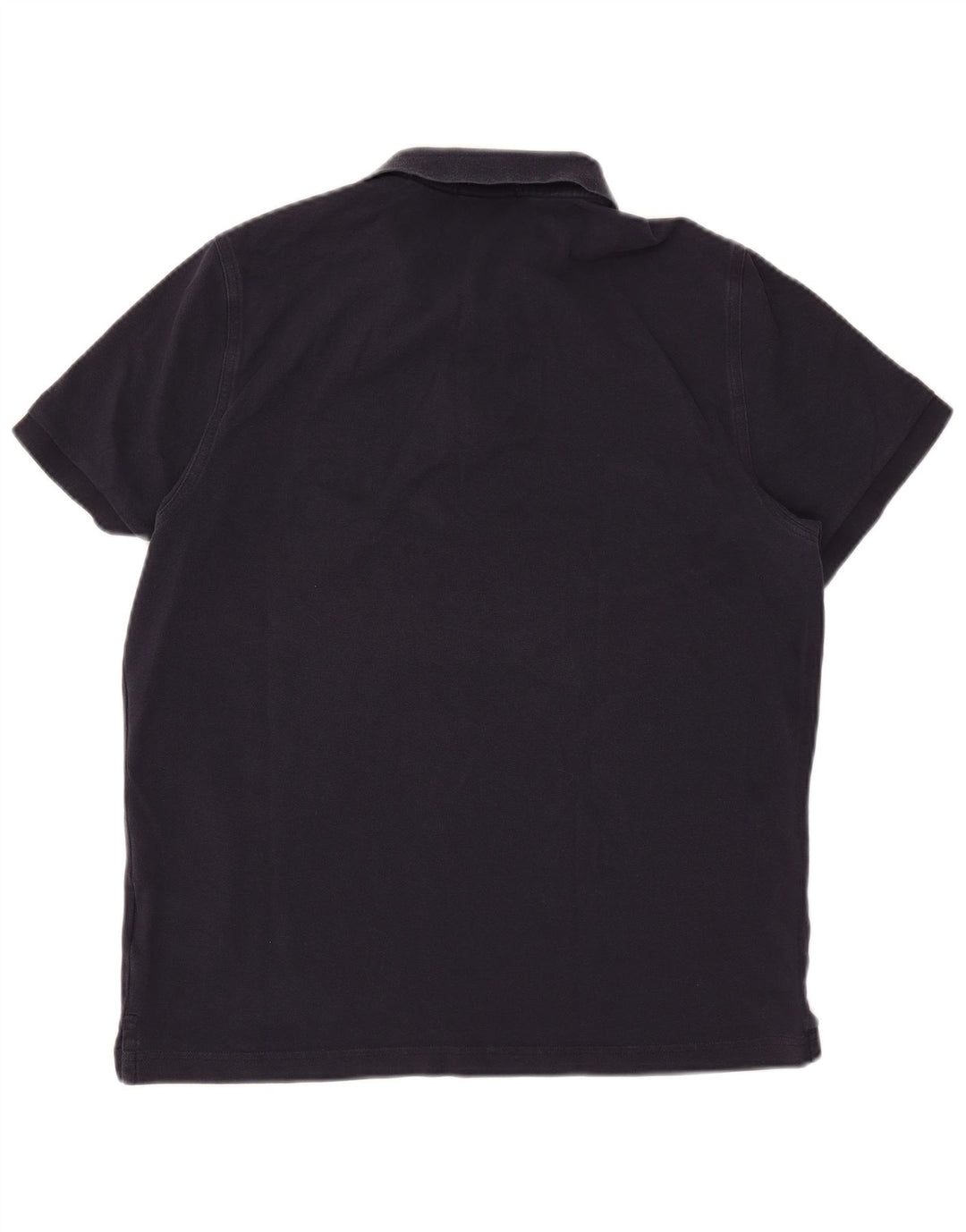 Gant Mens Regular Fit Polo Shirt Large Navy Blue Cotton