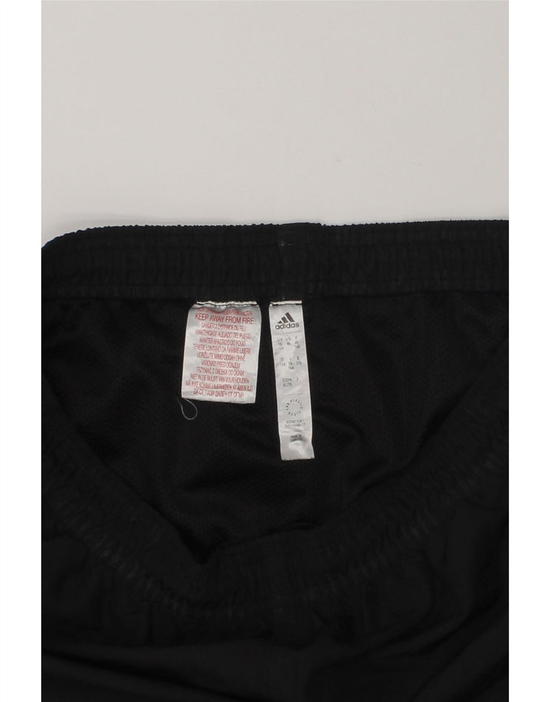 ADIDAS Boys Sport Shorts 15-16 Years Black Polyester | Vintage Adidas | Thrift | Second-Hand Adidas | Used Clothing | Messina Hembry 