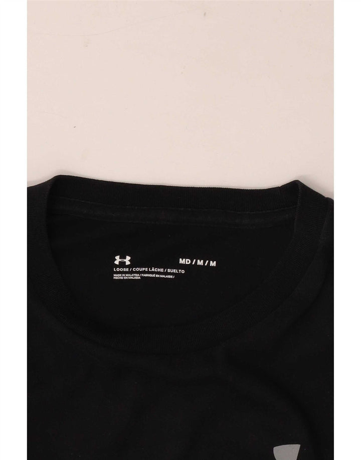 Under Armour Mens Graphic T-Shirt Top Medium Black Sports