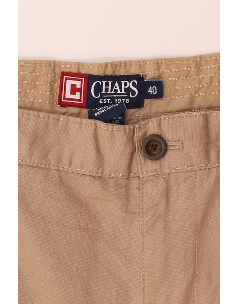 CHAPS Mens Cargo Shorts W40 XL Brown Cotton Vintage Chaps and Second-Hand Chaps from Messina Hembry 